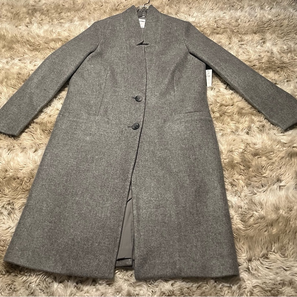 Old navy women’s long wool coat Gray size small NWT
